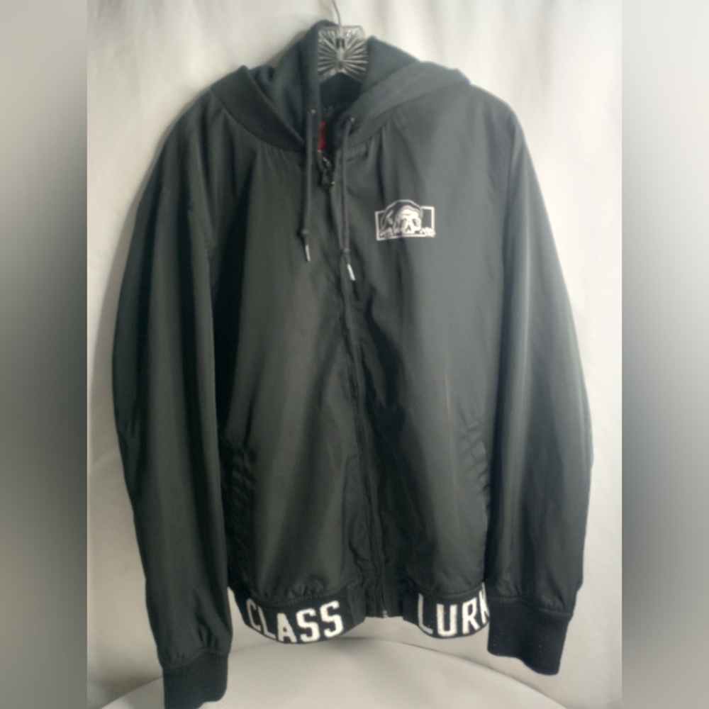 *Lurking Class Black Zip Up Jacket/Hoodie Free Your Mind Size M